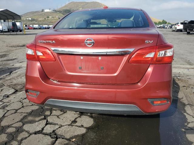  NISSAN SENTRA 2016 Красный