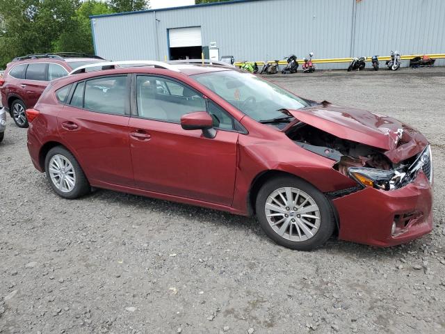  SUBARU IMPREZA 2017 Красный
