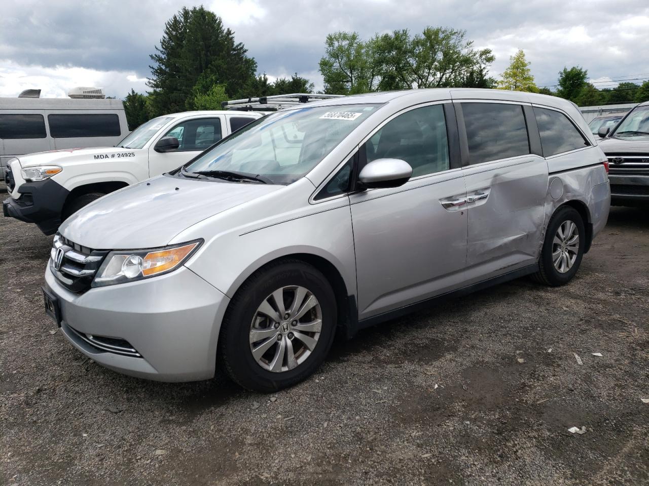 2014 Honda Odyssey Exl na sprzedaż w Finksburg, MD - Side