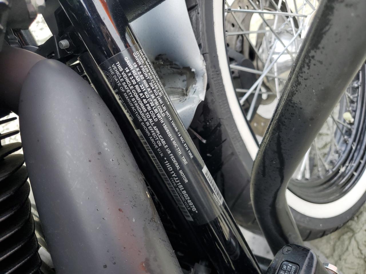 2020 Harley-Davidson Fxbb VIN: 1HD1YJJ18LB024970 Lot: 59255165
