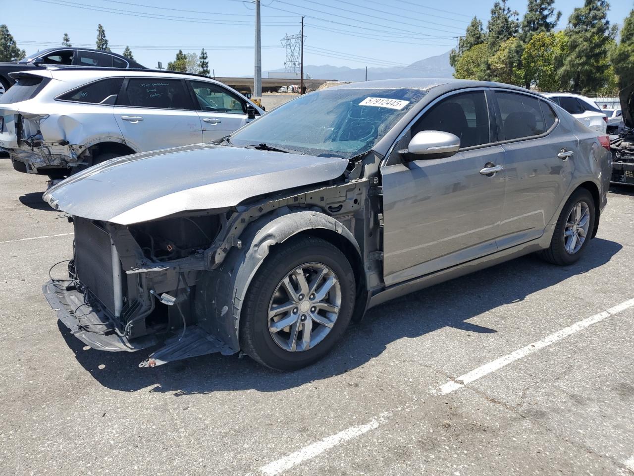 2013 Kia Optima Lx იყიდება Rancho Cucamonga-ში, CA - Front End