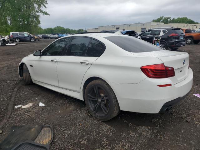  BMW 5 SERIES 2015 White