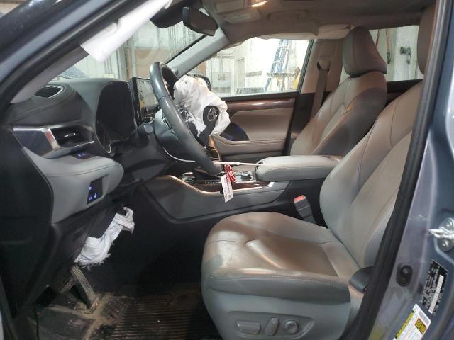  TOYOTA HIGHLANDER 2021 Srebrny