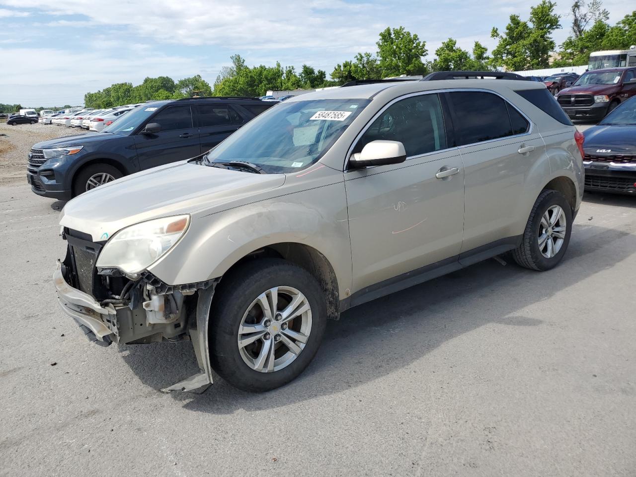 2010 Chevrolet Equinox Lt zu verkaufen in Bridgeton, MO - Front End