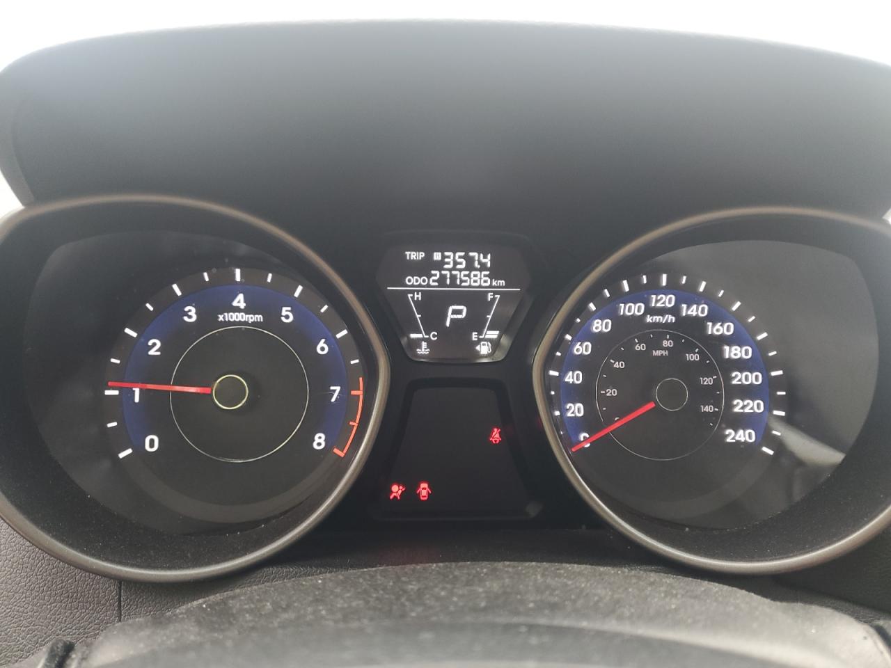 2012 Hyundai Elantra Gls VIN: 5NPDH4AE5CH083587 Lot: 58247935