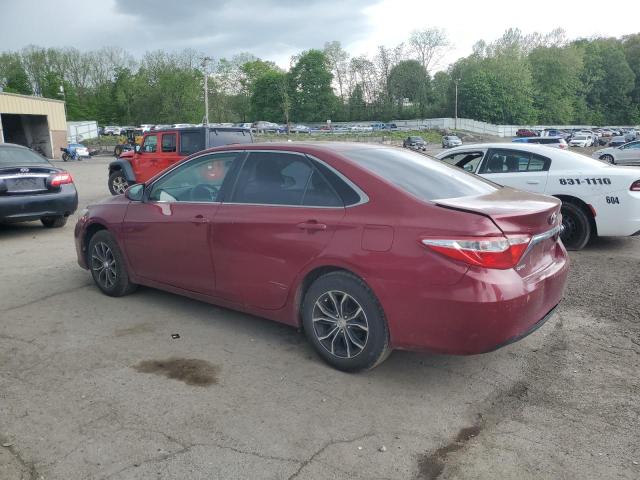  TOYOTA CAMRY 2016 Red