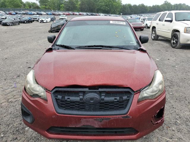  SUBARU IMPREZA 2012 Czerwony