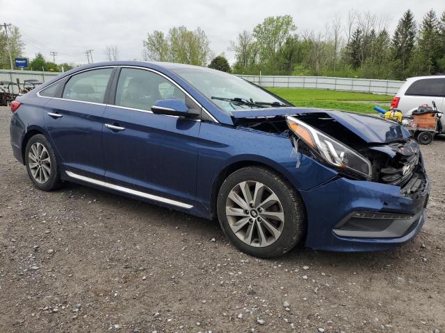  HYUNDAI SONATA 2015 Blue