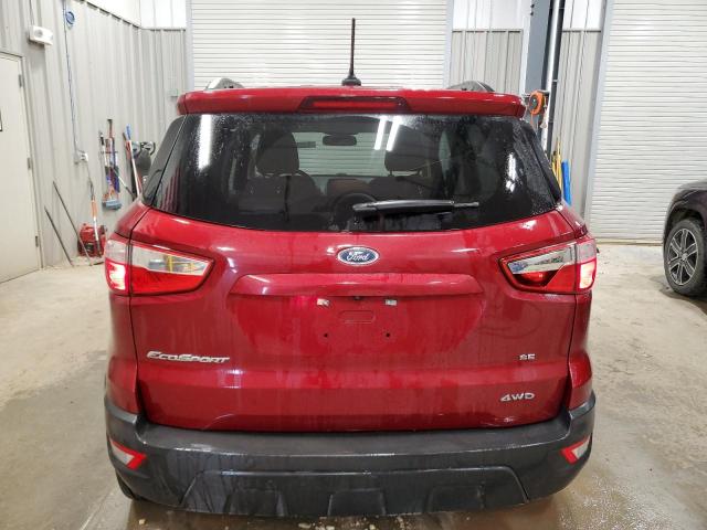  FORD ECOSPORT 2019 Червоний