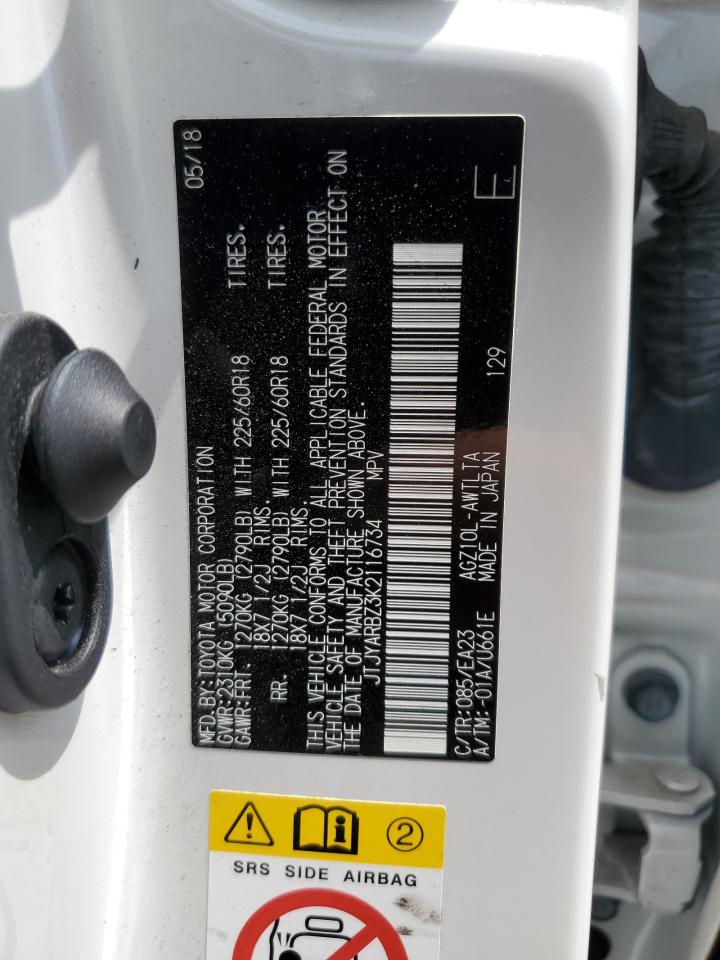 2019 Lexus Nx 300 Base VIN: JTJYARBZ3K2116734 Lot: 56669915