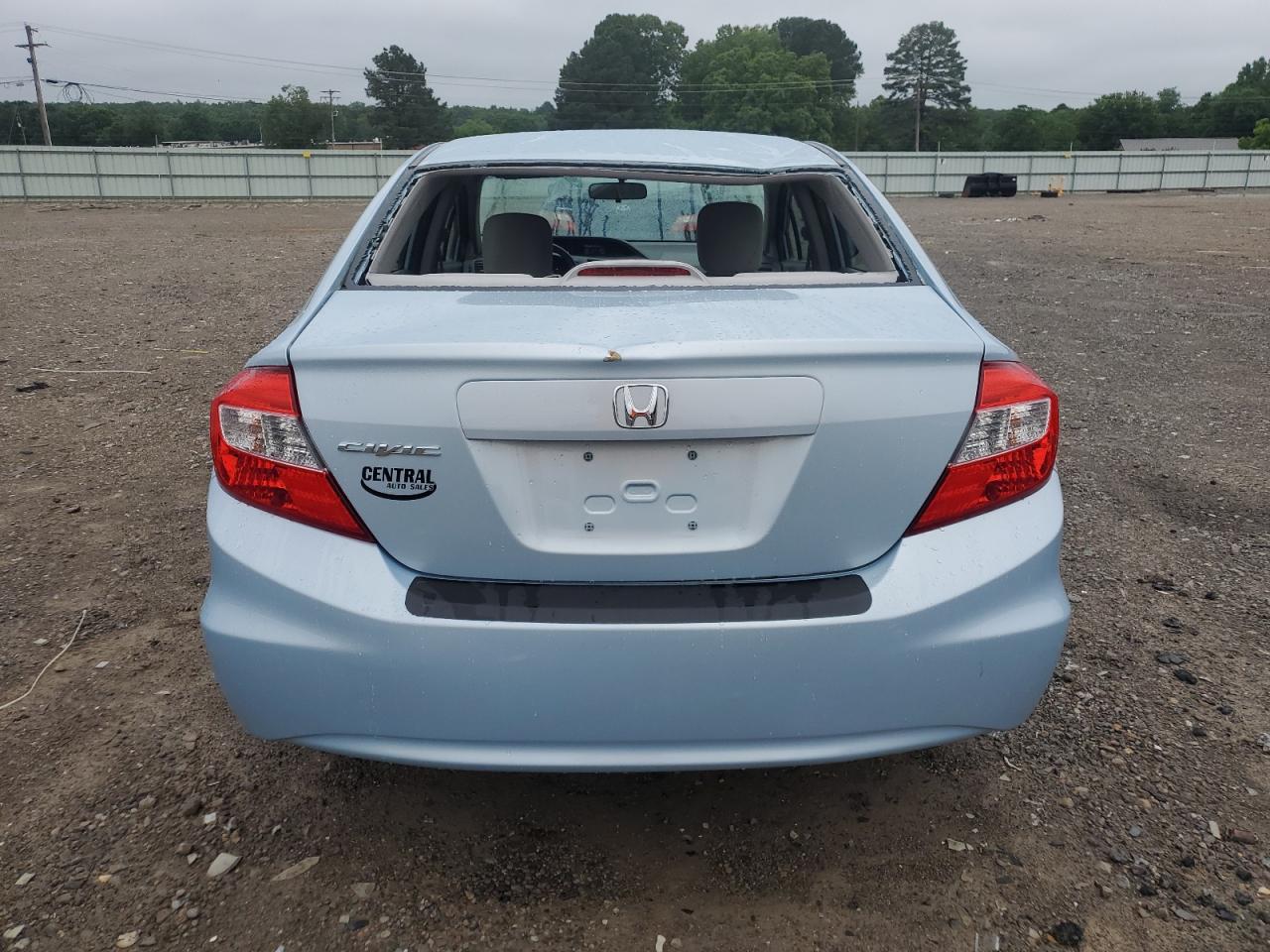 2012 Honda Civic Lx VIN: 19XFB2F59CE060406 Lot: 58454645