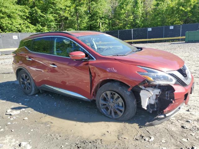  NISSAN MURANO 2018 Burgundy