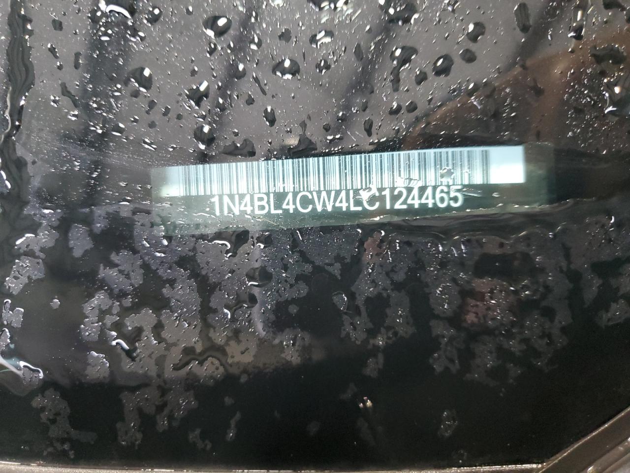 2020 Nissan Altima Sr VIN: 1N4BL4CW4LC124465 Lot: 56669385