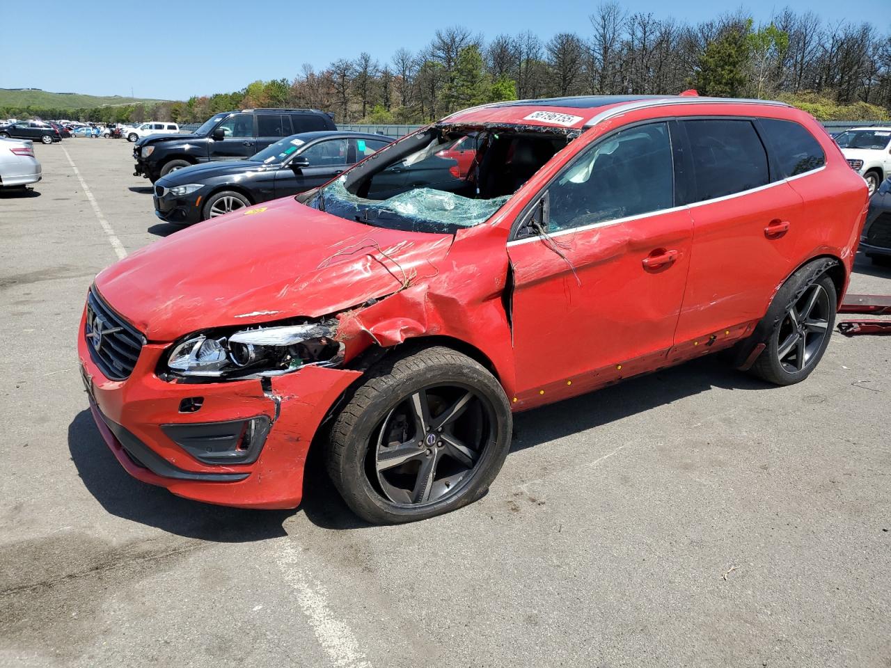 2015 Volvo Xc60 T6 R-Design Platinum en Venta en Brookhaven, NY - Front End