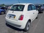 2012 FIAT 500 LOUNGE for sale at Copart CHESTER