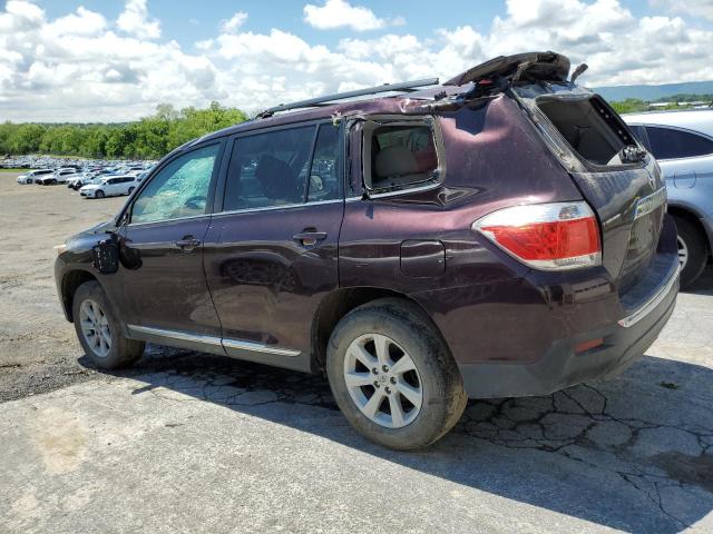  TOYOTA HIGHLANDER 2013 Бургунди