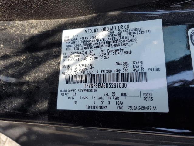 2013 FORD MUSTANG   