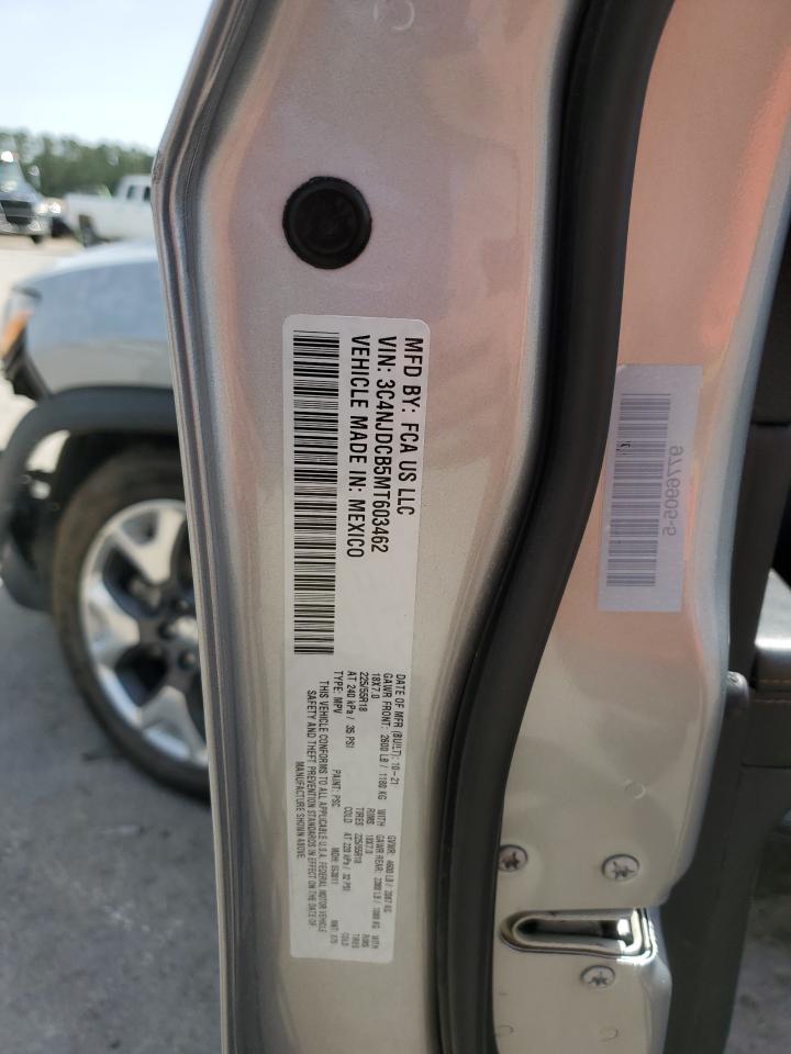 2021 Jeep Compass Limited VIN: 3C4NJDCB5MT603462 Lot: 56900445