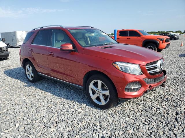  MERCEDES-BENZ GLE-CLASS 2018 Czerwony