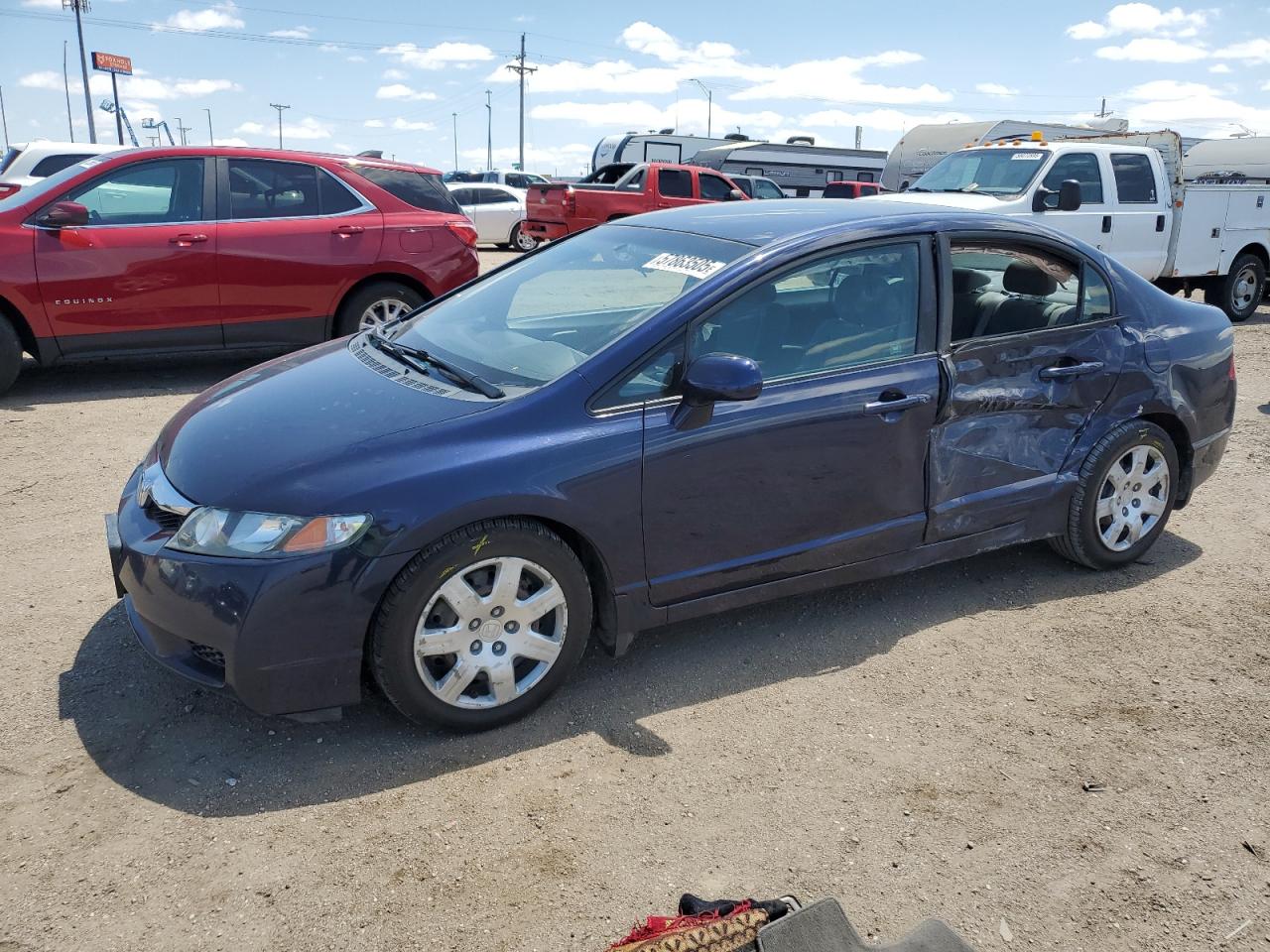 2010 Honda Civic Lx zu verkaufen in Greenwood, NE - Side