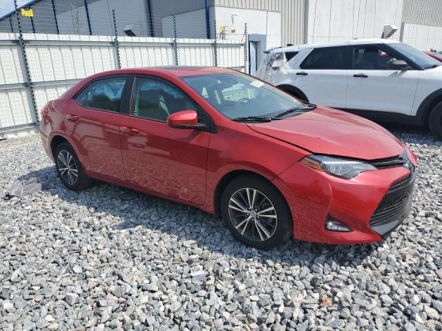  TOYOTA COROLLA 2018 Красный