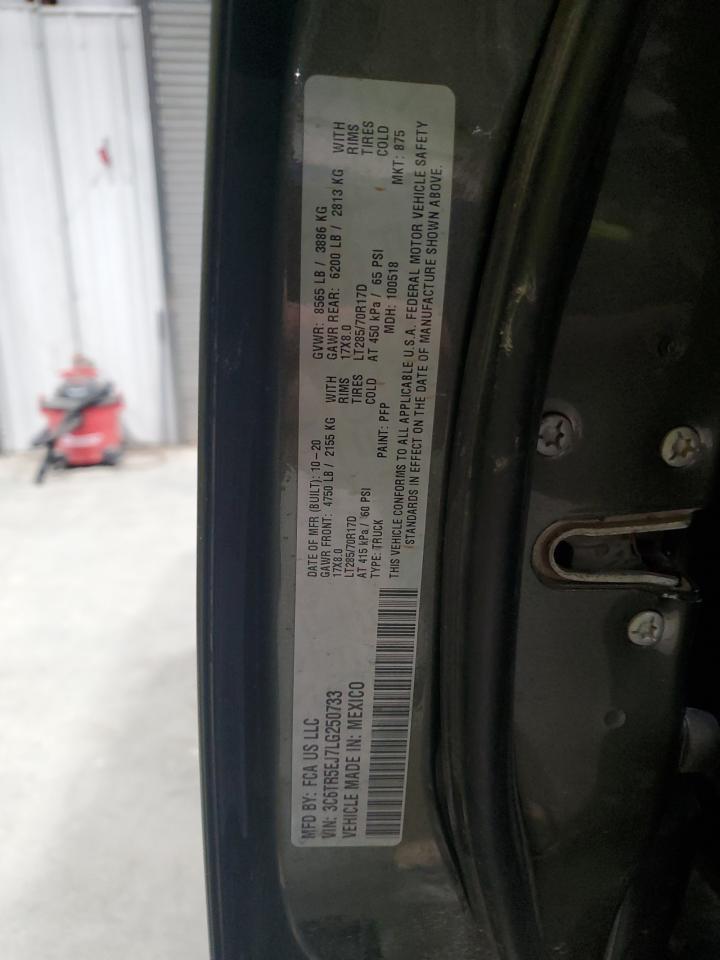 2020 Ram 2500 Powerwagon VIN: 3C6TR5EJ7LG250733 Lot: 57088195