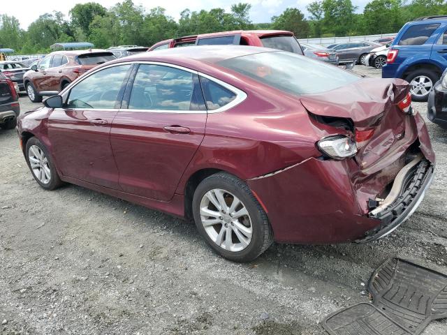 Sedans CHRYSLER 200 2016 Red
