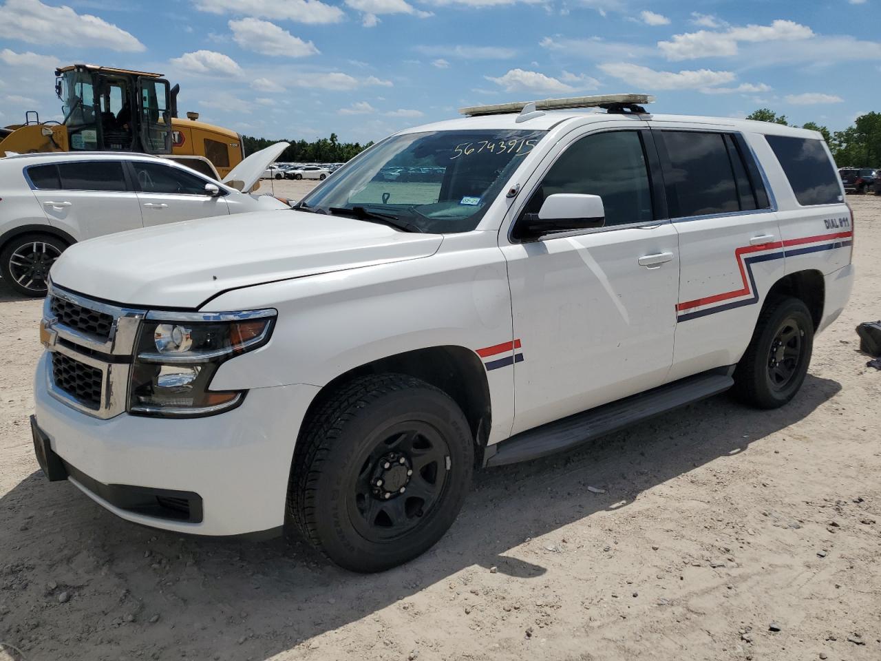 2015 Chevrolet Tahoe Police na sprzedaż w Houston, TX - Hail