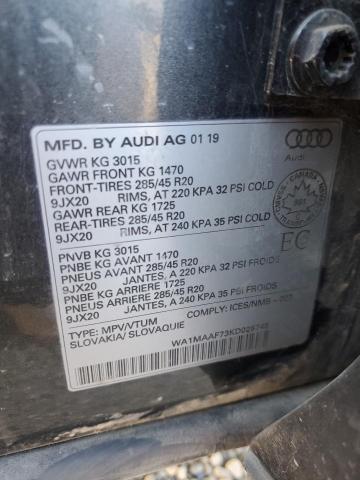 2019 AUDI Q7 PROGRESSIV S-LINE