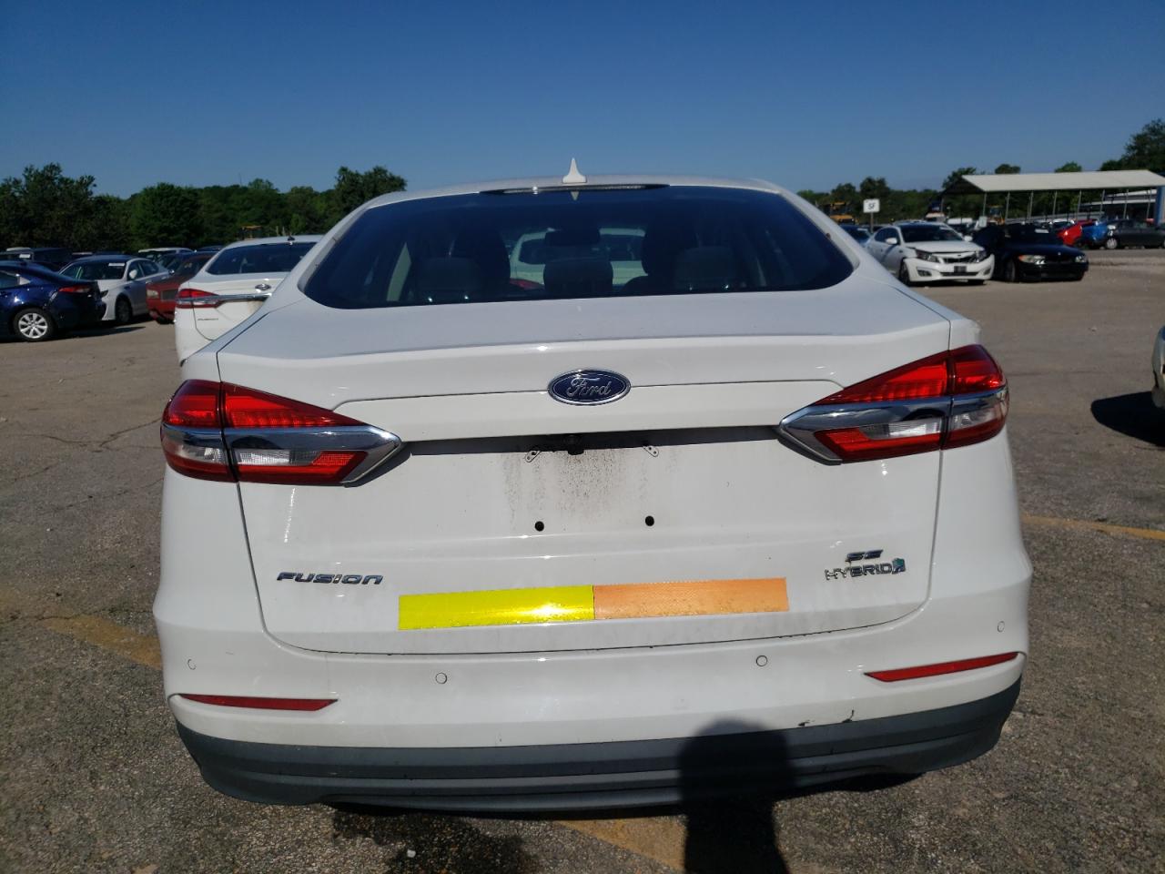 2019 Ford Fusion Se VIN: 3FA6P0LU5KR124827 Lot: 54033495