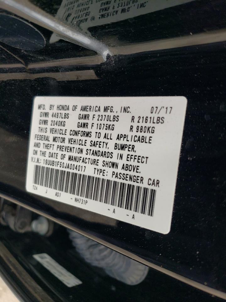 2018 Acura Tlx Tech VIN: 19UUB1F50JA004017 Lot: 56784715