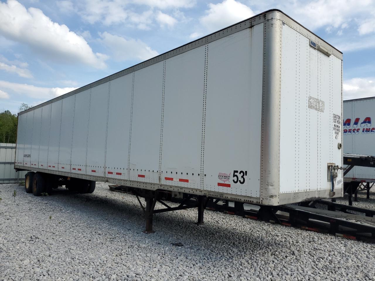 2009 Wabash Dvlshpc Dry Van Trailer for Sale in Barberton, OH - Rear End