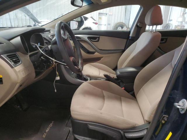  HYUNDAI ELANTRA 2015 Blue