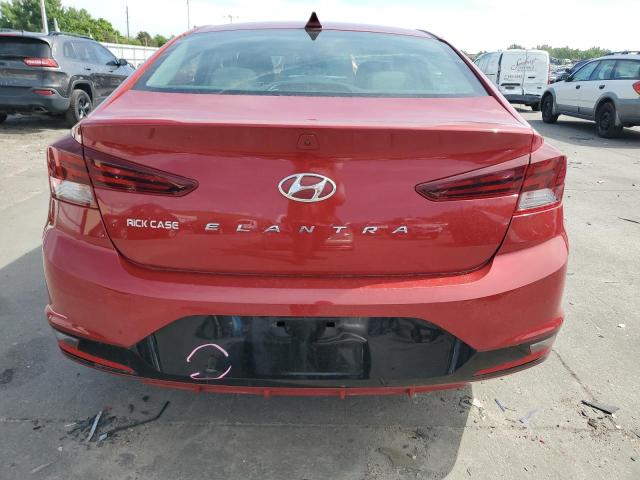  HYUNDAI ELANTRA 2019 Red