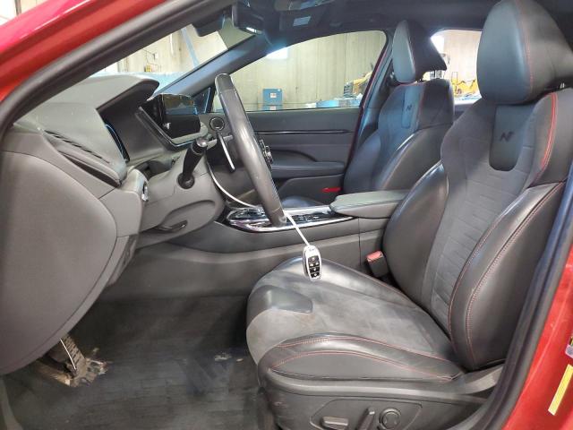  HYUNDAI SONATA 2021 Red