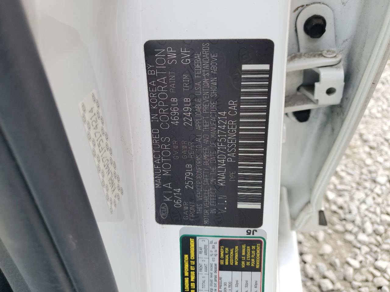 2022 Kia Cadenza Premium VIN: KNALN4D71F5174214 Lot: 55498035