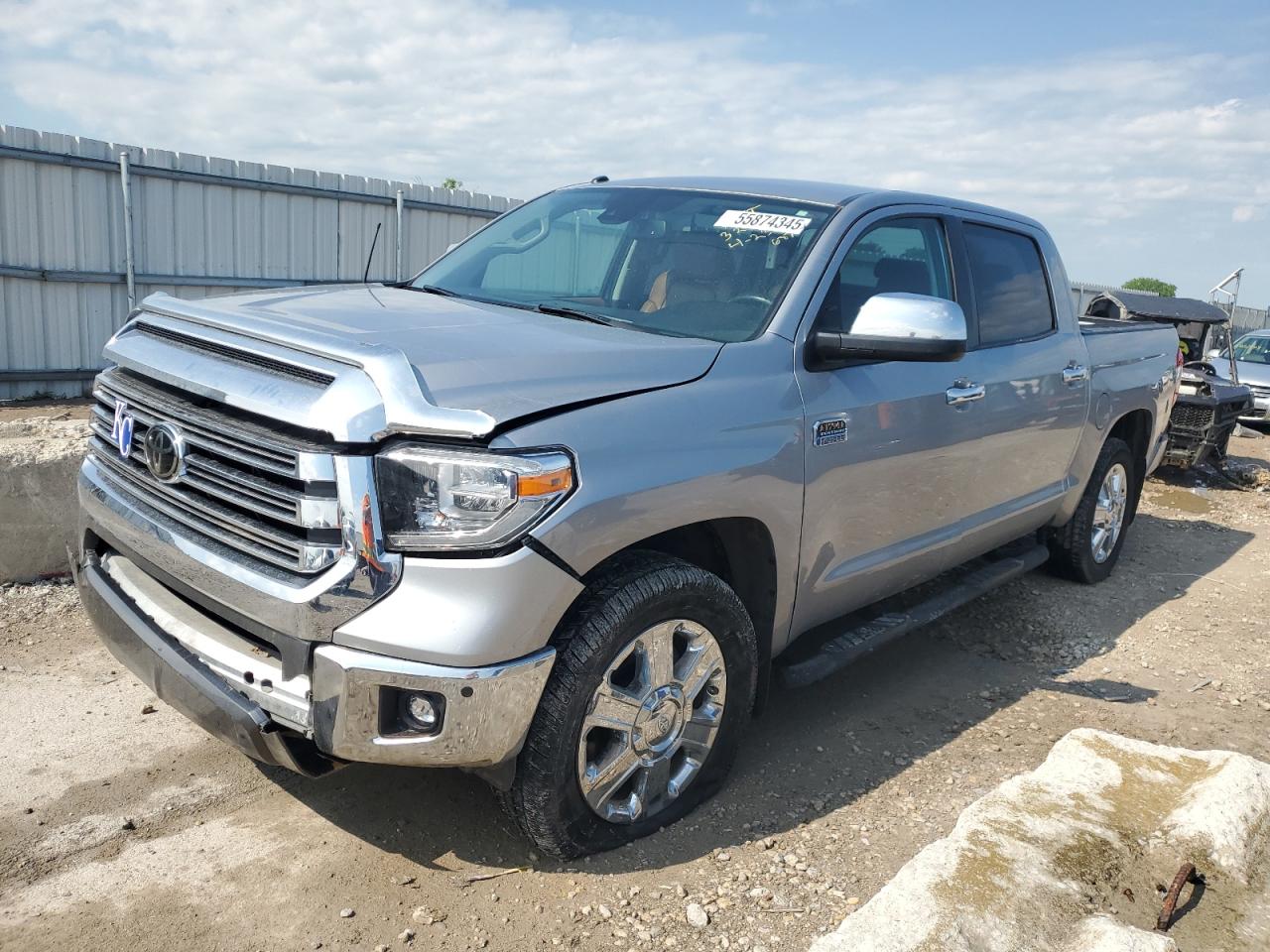 2019 Toyota Tundra Crewmax 1794 продається в Kansas City, KS - Front End