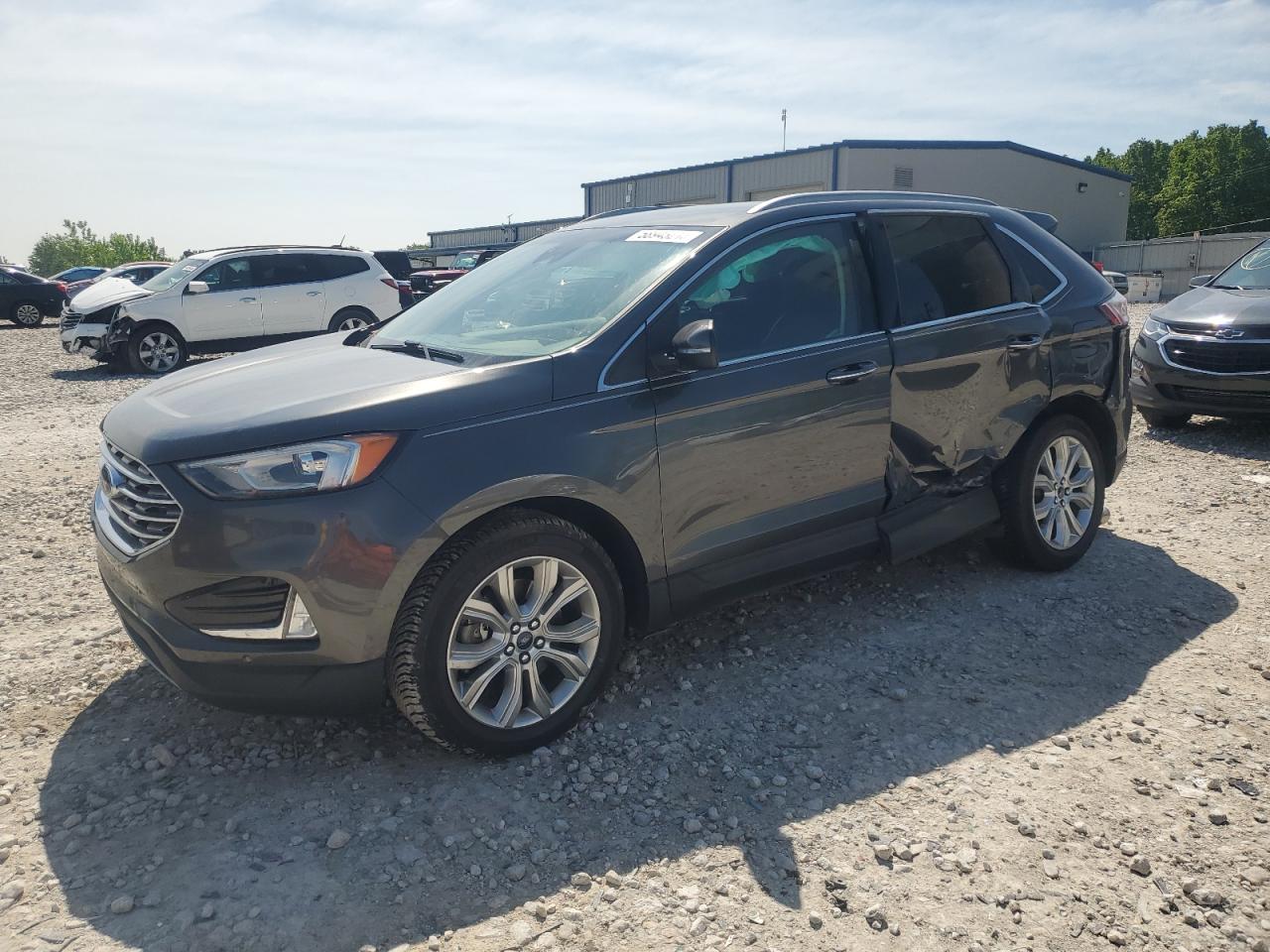 2020 Ford Edge Titanium zu verkaufen in Wayland, MI - Side