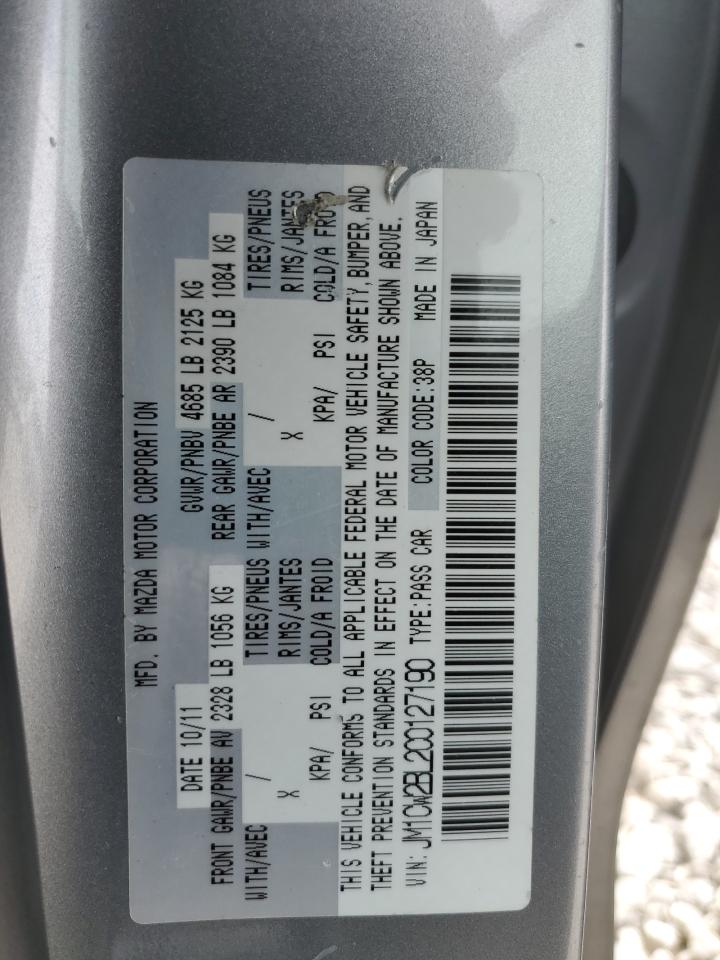 2012 Mazda 5 VIN: JM1CW2BL2C0127190 Lot: 56655175