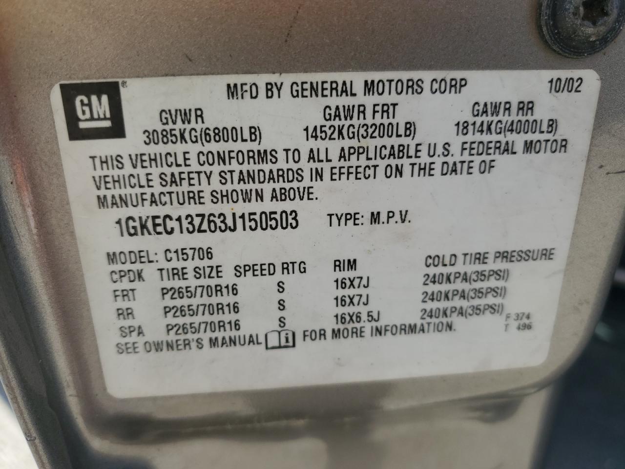 2004 Chevrolet Avalanche K1500 VIN: 3GNEK12T74G134039 Lot: 56567405