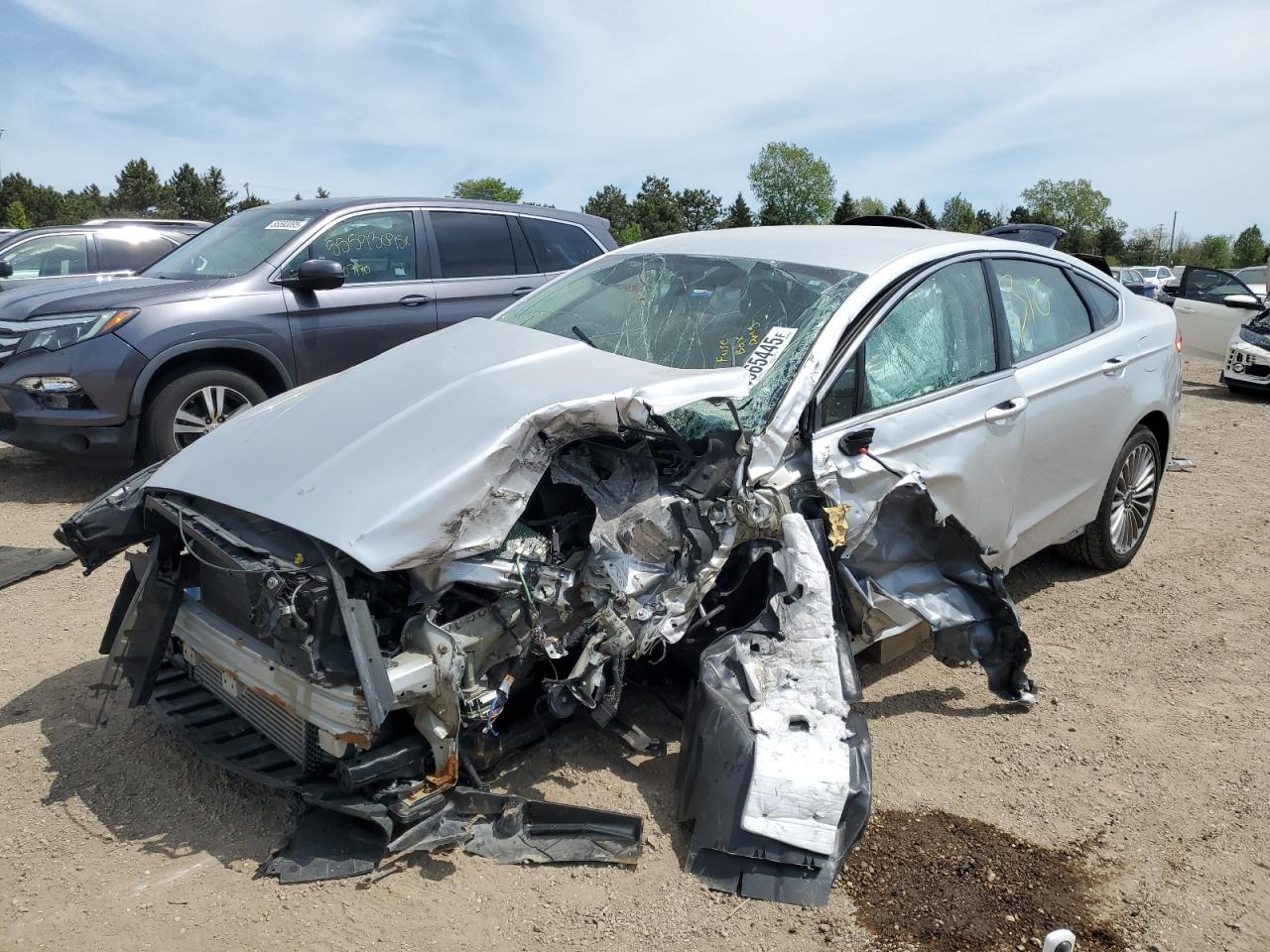 2016 Ford Fusion Titanium на продаже в Elgin, IL - Front End