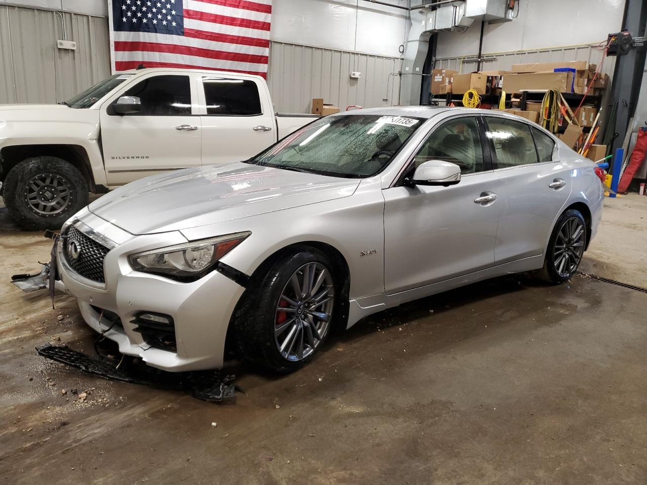 2017 Infiniti Q50 Red Sport 400 VIN: JN1FV7ARXHM871562 Lot: 56331735