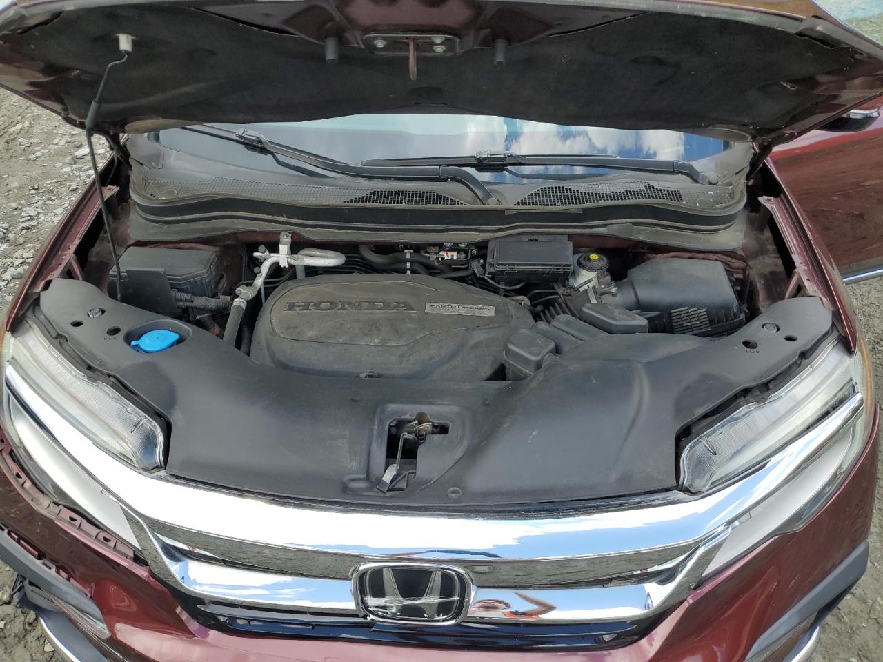 2019 Honda Pilot Elite VIN: 5FNYF6H05KB014358 Lot: 56230555