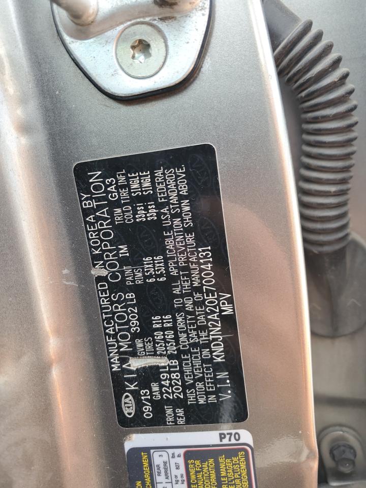2014 Kia Soul VIN: KNDJN2A20E7004131 Lot: 56995725