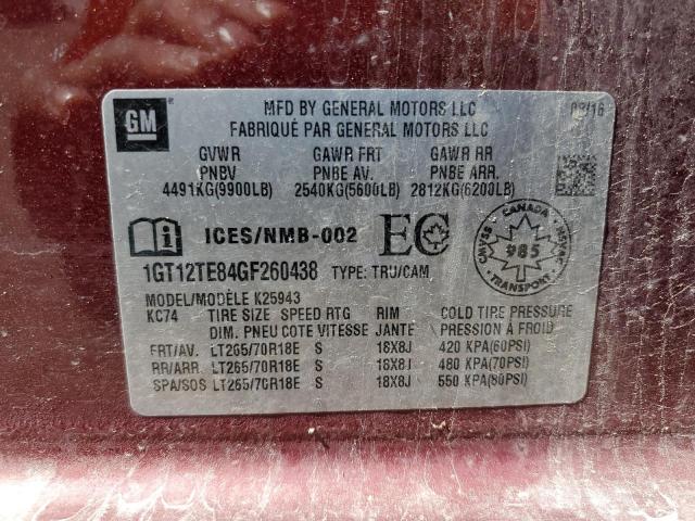 2016 GMC SIERRA K2500 SLT  