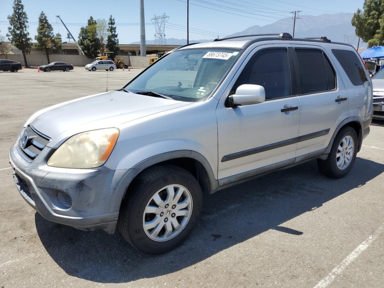 2005 Honda Cr-V Ex იყიდება Rancho Cucamonga-ში, CA - Rear End