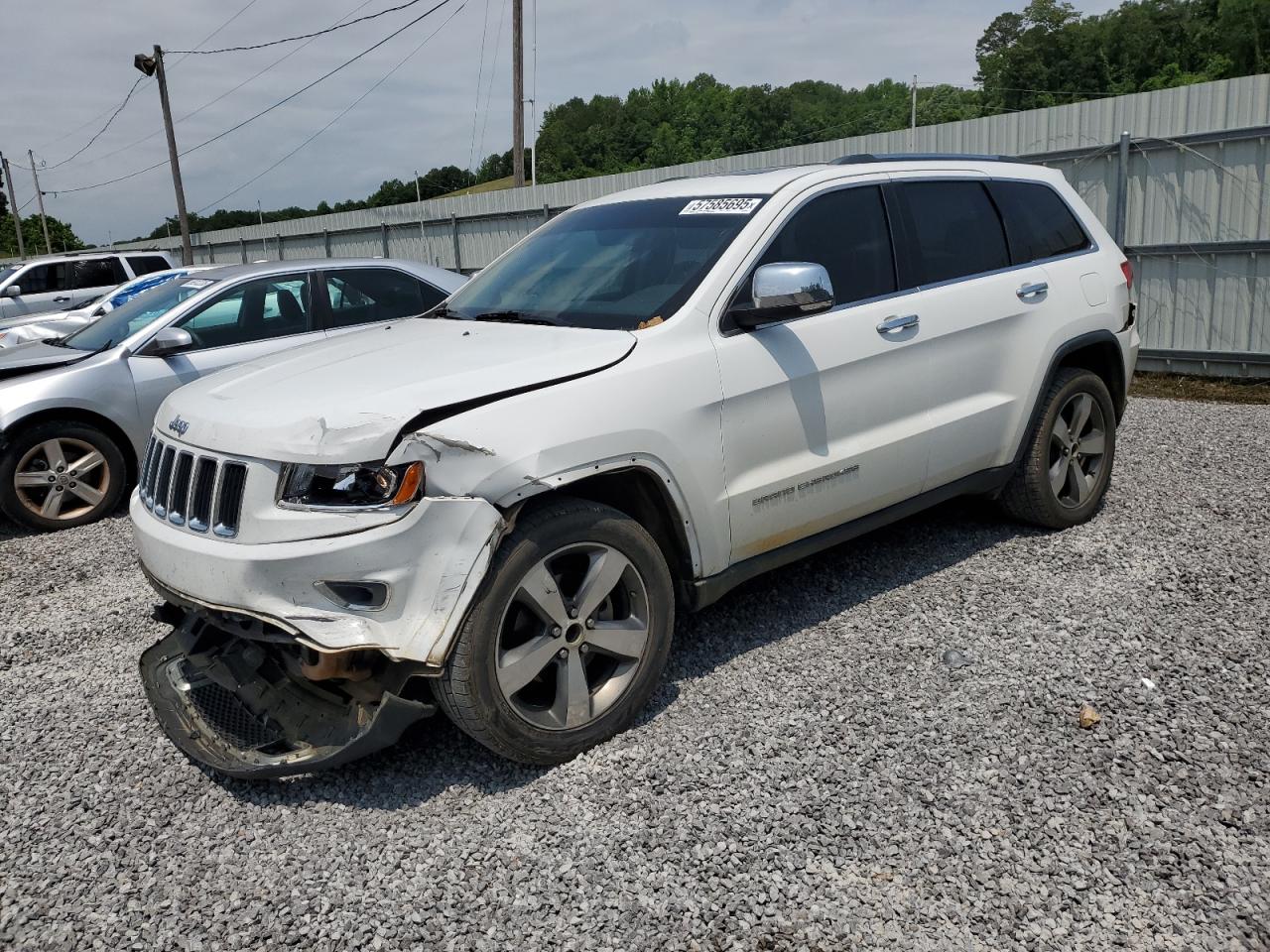 2016 Jeep Grand Cherokee Limited na sprzedaż w Grenada, MS - Rear End