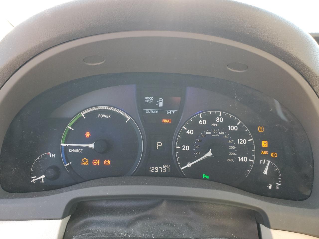 2012 Lexus Rx 450H VIN: JTJBC1BA6C2429676 Lot: 57456675