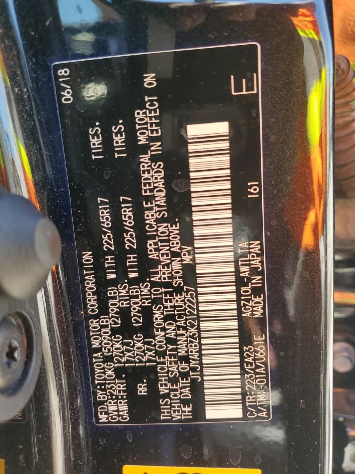 2019 Lexus Nx 300 Base VIN: JTJYARBZ3K2122257 Lot: 56165525