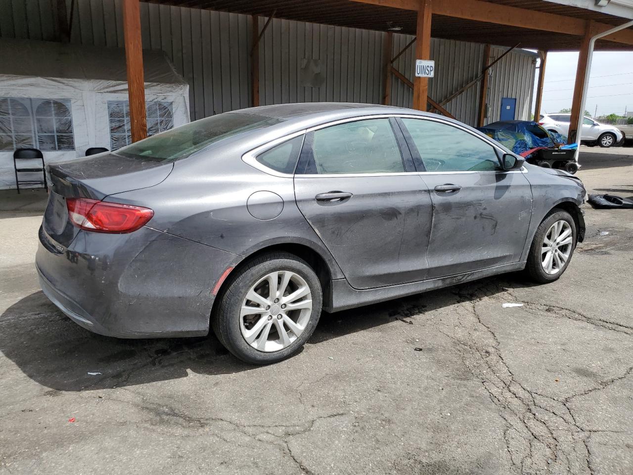 2015 Chrysler 200 Limited grey sedan gas 1C3CCCAB9FN562887 photo #4